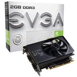 Видеокарты EVGA GeForce GT 740 02G-P4-2743-KR