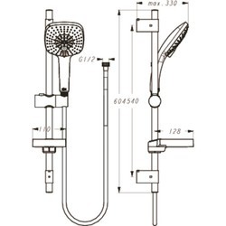 Душевая система Ideal Standard IdealRain B0015AA