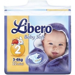 Подгузники (памперсы) Libero Baby Soft 2 / 22 pcs