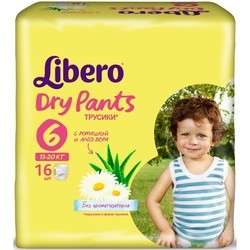 Подгузники Libero Dry Pants 6 / 16 pcs
