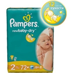Подгузники Pampers New Baby-Dry 2 / 72 pcs