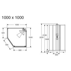 Душевая кабина Ido Showerama 8-5 100x100