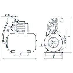 Насосные станции Sprut AUQB 60/24L