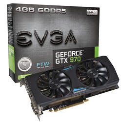 Видеокарты EVGA GeForce GTX 970 04G-P4-2978-KR