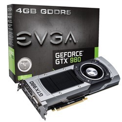 Видеокарты EVGA GeForce GTX 980 04G-P4-2980-KR