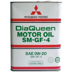 Моторное масло Mitsubishi DiaQueen 0W-20 SM/GF-4 4L