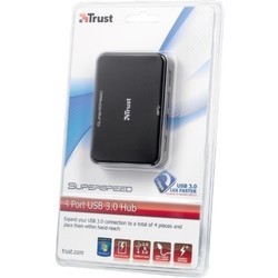 Картридеры и USB-хабы Trust SuperSpeed 4 port USB 3.0 HUB