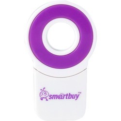 Картридер/USB-хаб SmartBuy SBR-708 (розовый)