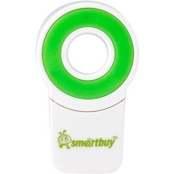 Картридер/USB-хаб SmartBuy SBR-708 (зеленый)