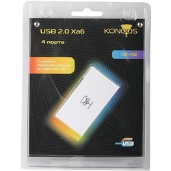 Картридеры и USB-хабы Konoos UK-42