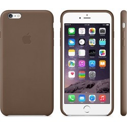 Чехол Apple Leather Case for iPhone 6 Plus (синий)