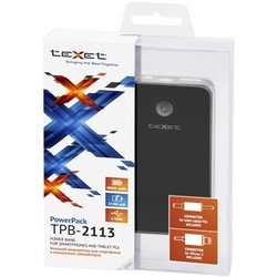 Powerbank аккумулятор Texet TPB-2113