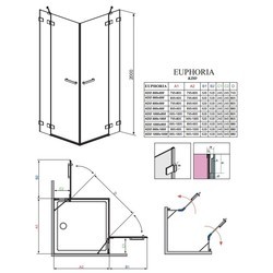 Душевая кабина Radaway Euphoria KDD 90x90