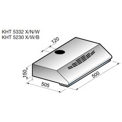 Вытяжка Korting KHT 5332 W