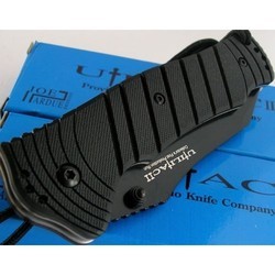 Нож / мультитул Ontario Utilitac 2 JPT-4S Tanto Serrated Black