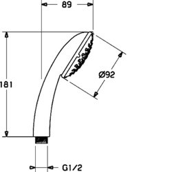 Душевая система Hansa Basicjet 44630100