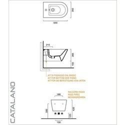 Биде Catalano Verso 55 1BS55N00 (черный)