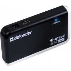 Картридер/USB-хаб Defender Quadro Infix
