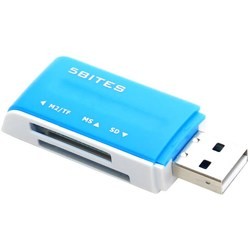 Картридер/USB-хаб 5bites RE2-102