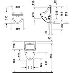 Писсуар Duravit Starck 3 082135