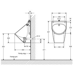 Писсуар Ifo Public Steel D8530080