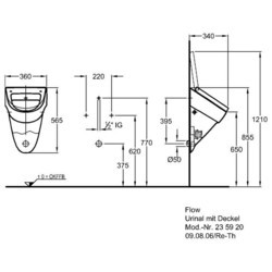 Писсуар Keramag Flow 235920