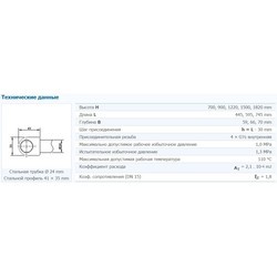 Полотенцесушители Korado Koralux Rondo Comfort KRT 900.600