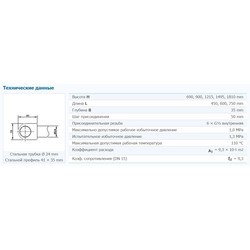 Полотенцесушители Korado Koralux Linear Max-M KLMM 1500.750