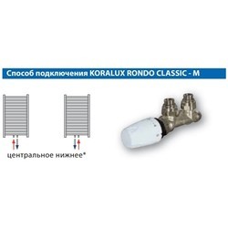 Полотенцесушитель Korado Koralux Rondo Classic-M KRCM 1220.600