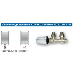 Полотенцесушители Korado Koralux Rondo Exclusive-M KRXM 1220.450