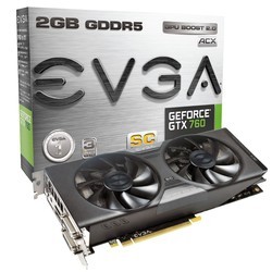 Видеокарты EVGA GeForce GTX 760 02G-P4-2765-KR