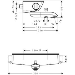 Смеситель Hansgrohe Ecostat Select 13141 (хром)