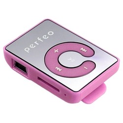 Плеер Perfeo Music Clip Color (розовый)