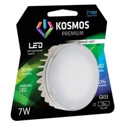 Лампочка Kosmos LED 7W 3000K GX53