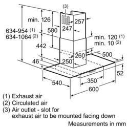 Вытяжка Bosch DWA 064W50