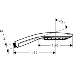 Душевая система Hansgrohe Raindance Select 28588 (белый)