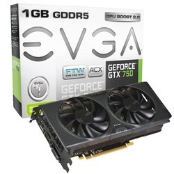 Видеокарты EVGA GeForce GTX 750 FTW 01G-P4-2757-KR