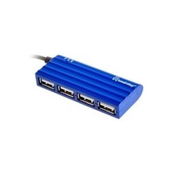 Картридер/USB-хаб SmartBuy SBHA-6810 (белый)