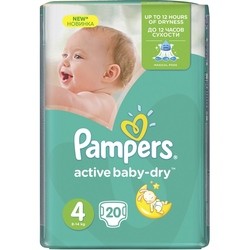 Подгузники Pampers Active Baby-Dry 4 / 20 pcs