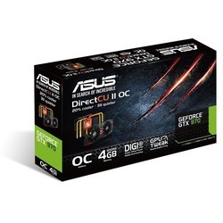 Видеокарты Asus GeForce GTX 970 GTX970-DC2OC-4GD5-BLACK