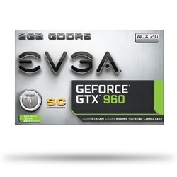 Видеокарта EVGA GeForce GTX 960 02G-P4-2962-KR