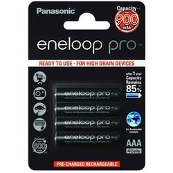 Аккумуляторная батарейка Panasonic Eneloop Pro 4xAAA 900 mAh