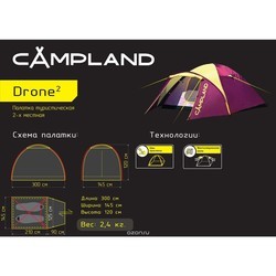 Палатка Campland Drone 3