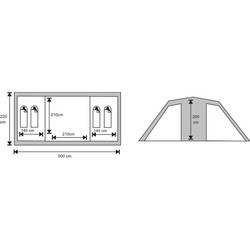 Палатка Larsen Camping 4