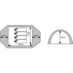 Палатка Larsen Quadro