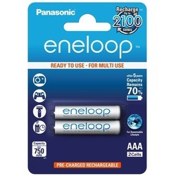 Аккумуляторная батарейка Panasonic Eneloop 2xAAA 750 mAh