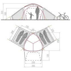 Палатка Vaude Badawi 4P