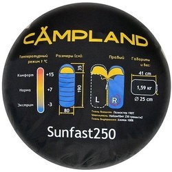 Спальный мешок Campland Sunfast 250