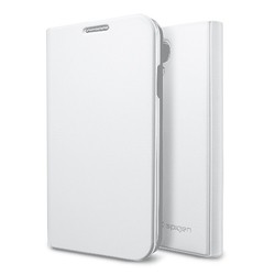 Чехол Spigen Slim Wallet for Galaxy S4 (белый)