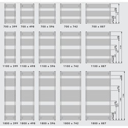 Полотенцесушитель Vogel&Noot Della Wave 742x1100